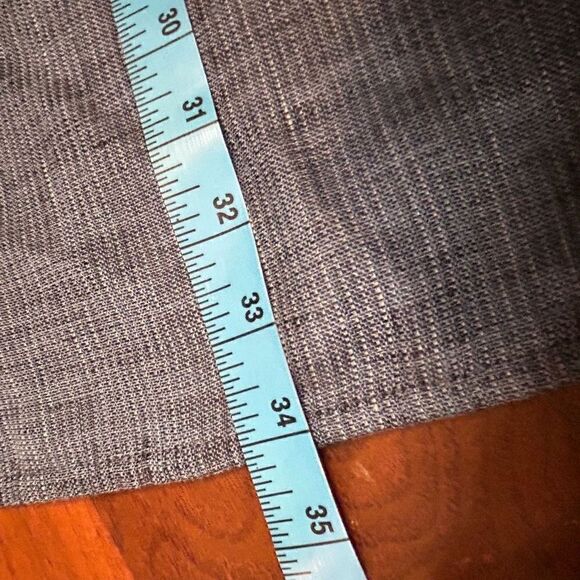 Kasper women’s 100% linen side slit midi skirt size 10 - Picture 6 of 8